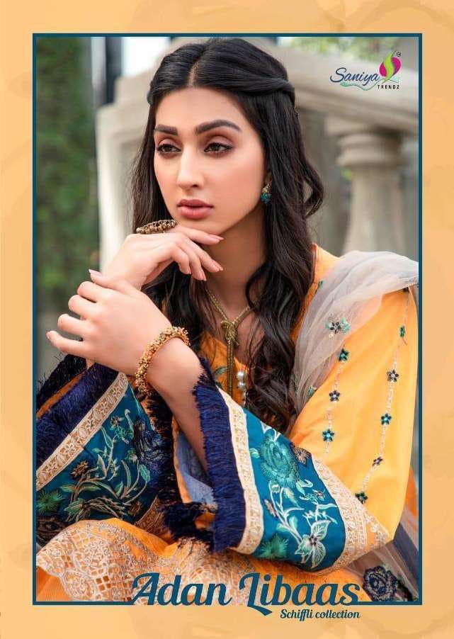 SANIYA TRENDZ ADAN LIBAAS SCHIFFLI COLLECTION